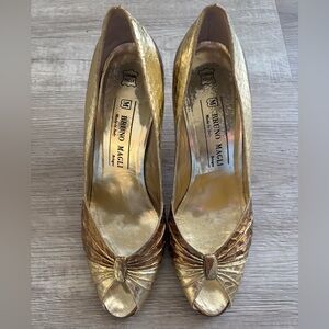 Bruno Magli Vintage Gold Women's Shoes